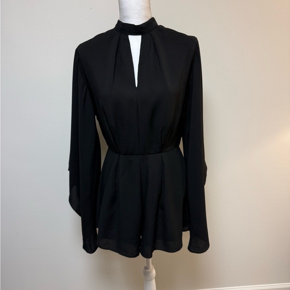 Very J Dresses & Skirts - Very J Elegant Black Backless Shorts Romper